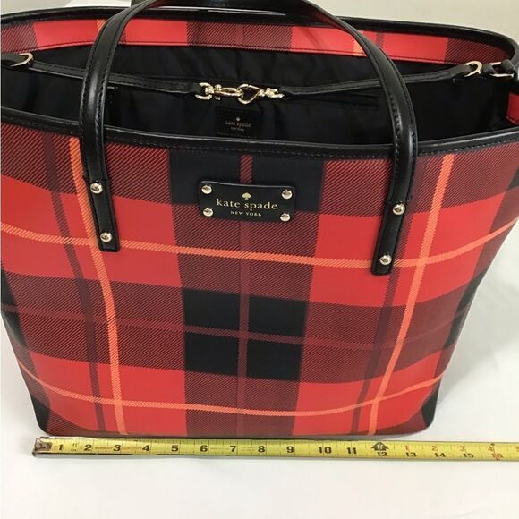 Kate spade Red Large Baby Diaper Bag Tote Bag - Picture 7 of 16